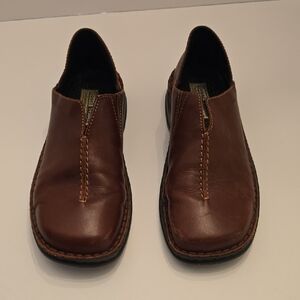 Josef Seibel Brown Leather Walking Shoes Brown Size 39 (8)